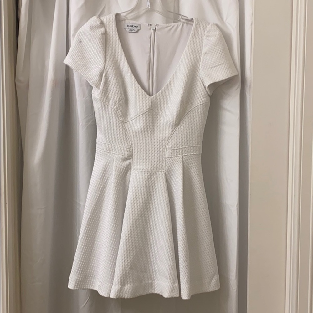 White BEBE dress